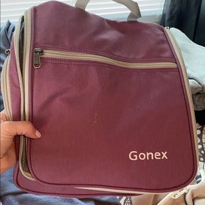 Travel hanging toiletry bag! Purple. Used once